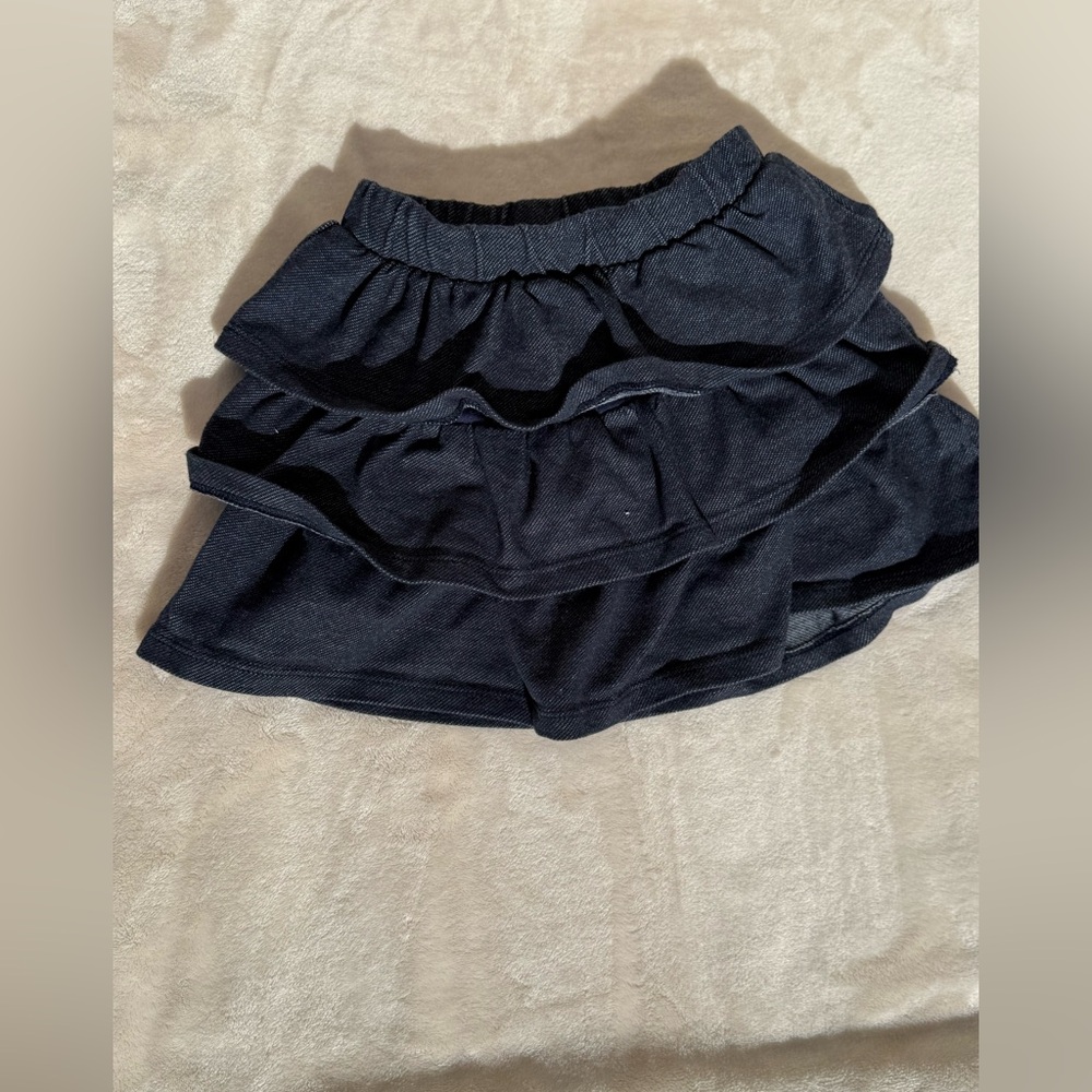 Jumping Beans Navy Tiered Skirt